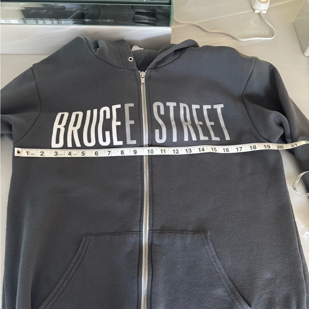 Hoodie Bruce E Street Gray US L - Picture 4 of 8